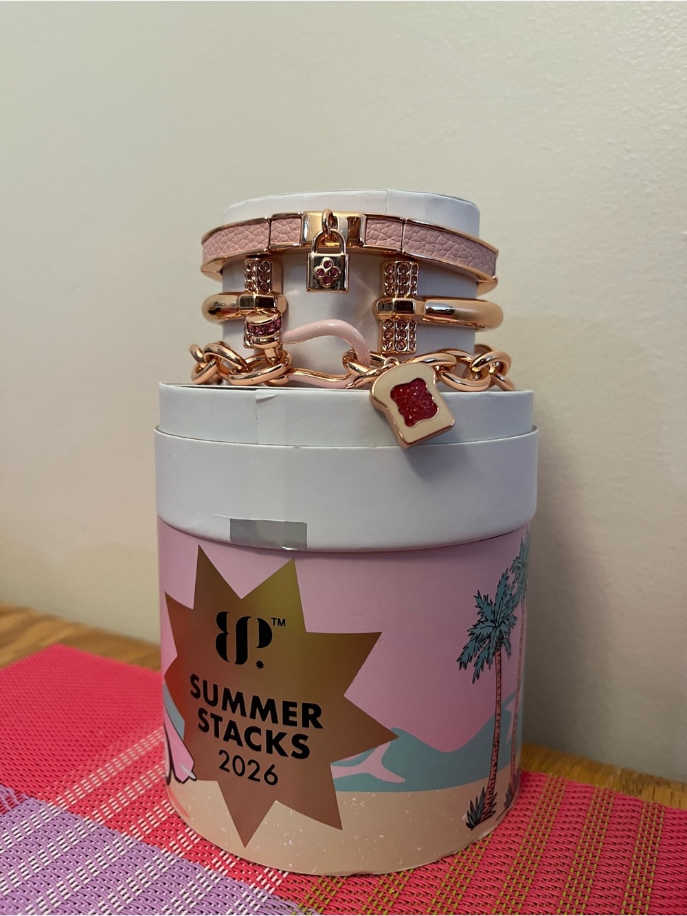 Bomb Party Summer Stacks 2026 Rose Gold breakfast club